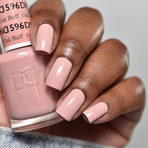 Daisy Nail Designs, INC. on Instagram: “💘 This creamy nude pink is perfect for a subtle v-day mani. #OakBuff DND596. Available in gel polish and regular lacquer.” Dnd Gel Nail Polish, Dnd Nail Polish, Buff Nails, Band Nails, Dnd Gel Polish, Daisy Nails, Gel Nail Colors, Gel Polish Colors, Colorful Nail Designs