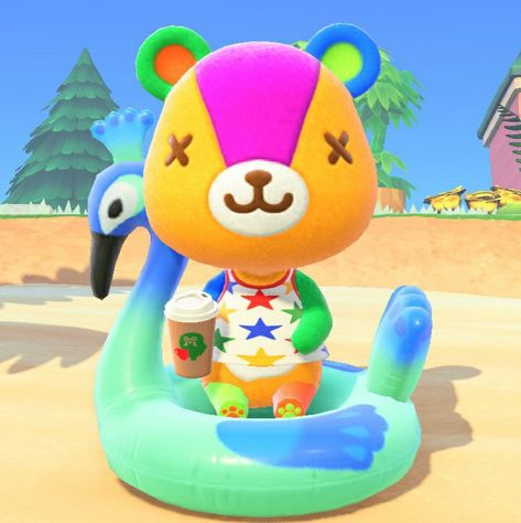 Acnh Kidcore Villagers, Audie Acnh, Acnh Stitches, Stitches Acnh, Animal Crossing Stitches, Stitches Animal Crossing, Acnh Characters, Crossy Road, Animal Crossing Characters