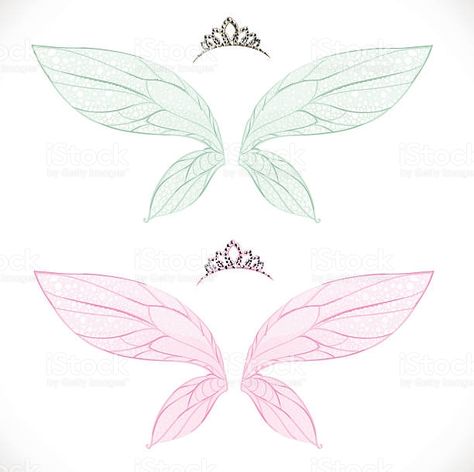 Fairy Wings Aesthetic, Fairy Wings Drawing, Fairy Vector, Fairy Printable, Diy Wings, Wings Drawing, Vector Art Design, Butterfly Template, Art Help