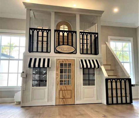 Gallery | Lilliput Play Homes | Custom Playhouses for your Home Built In Playhouse Indoor, Indoor Playhouse Ideas, Extreme Playhouses, Castle Playroom, Castle Cottage, Playhouse Indoor, Playroom Idea, Farmhouse Diys, Playhouse Interior