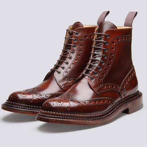 The Best Men’s Boots for Fall 2019 Grenson Boots, Mens Brogue Boots, Best Boots For Men, Grenson Shoes, Brogue Boots, Awesome Shoes, Men’s Boots, Mens Boots Fashion, Harness Boots