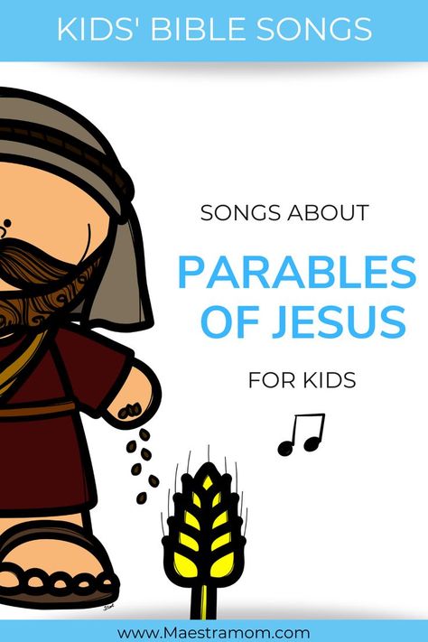 Parable Of The Unmerciful Servant, Parable Of The Sower For Kids, The Parable Of The Sower, Bible Parables, Bible Class Activities, Bible Themes, Parable Of The Lost Sheep, Bible Songs For Kids, Parable Of The Sower