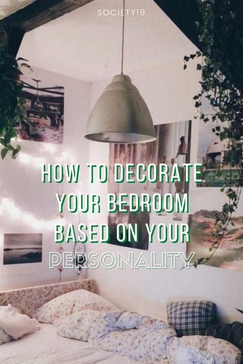 How to Decorate Your Bedroom Based on Your Personality - Society19 Best Ways To Decorate Bedroom, Edgy Room Bedrooms, How To Decorate A Bedroom, Aesthetic Bedroom Inspirations, Adult Pink Bedroom, Edgy Rooms, Artsy Bedroom, Adult Bedroom Decor, Fall Bedroom Ideas