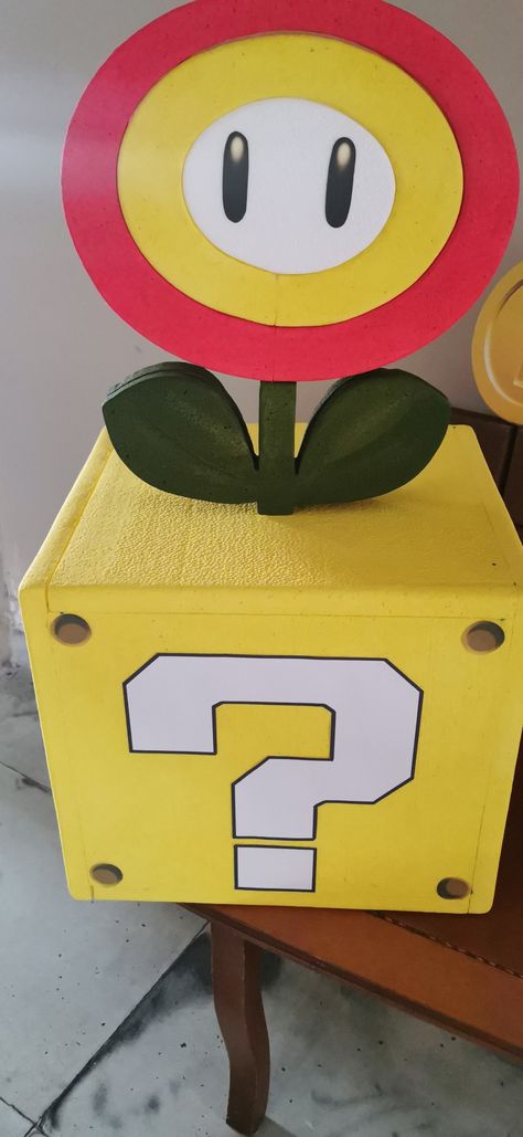 Princess Peach Valentines Boxes, Valentines Diy Box For Kids, Super Mario Bros Float, Mario Boxes Diy, Super Mario Valentine Boxes Diy, Princess Peach Valentine Box Ideas, Mushroom Valentines Boxes, Mario Valentine Box Ideas, Super Mario Valentine Boxes