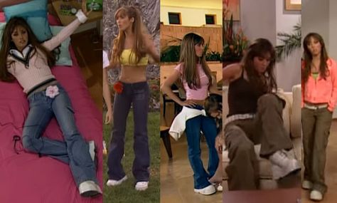 Mia Colucci Outfits Rbd, Mis Colucci Outfit, Rebelde Outfits Ideas Concert, Mia Colucci Outfits, Soy Rebelde Outfits, Mia Colucci Pink Hat Outfit, Mia Colucci, Mia Colucci Iconic Outfits, Rebelde Fashion