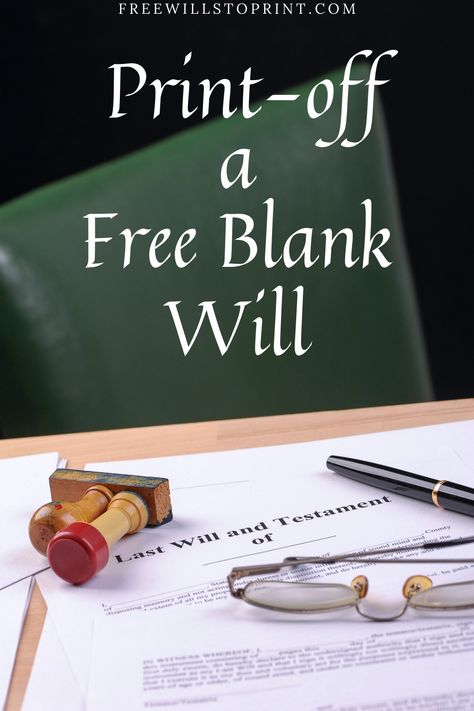 Print-Off a Free Blank Will Last Will And Testament Printable, Memorial Planning, Medical Power Of Attorney, Life Organization Binder, Final Wishes, Family Emergency Binder, Estate Planning Checklist, Nursing Home Care, Power Of Attorney Form