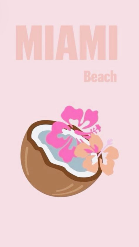 #poster #cute follow for more ! Miami Beach Poster, Miami Beach Pictures, Miami Poster, Miami Posters, Poster Cute, Beach Picture, Beach Posters, Miami Beach, Beach Pictures