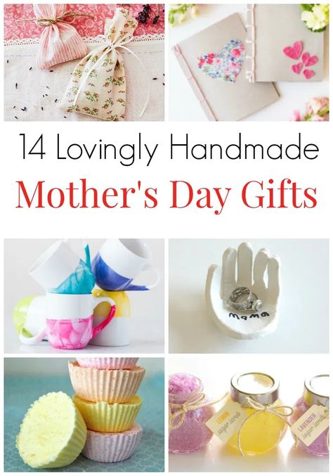 14 Lovingly Handmade Gifts for Mother's Day. Sweet gifts to make for mom. Surprise Mom on Mother's Day or on her birthday with these homemade thoughtful gifts - also great for mother-in-laws and grandparents. Adorable gifts for mom. Lovingly made presents for mom. #MothersDay #GiftsForMom #GiftsforMotherInLaw #Handmade #Homemade #mamainthenow Homemade Birthday Gifts, Homemade Gifts For Mom, Homemade Mothers Day Gifts, Diy Easter Gifts, Birthday Presents For Mom, Diy Gifts For Mom, Homemade Birthday, Best Mothers Day Gifts, Best Gifts For Mom