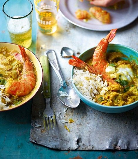 Thai-yellow-fish-curry Curry Fish Recipes, Thai Curry Recipes, Vegetarian Recepies, Curry Fish, Fish Curry Recipe, Yellow Curry, Prawn Curry, Magazine Recipes, Yellow Fish