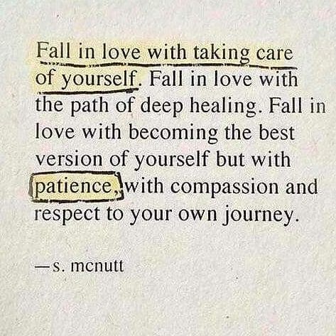 Poking Holes - CPTSD Warrior on Instagram: “Fall in love with taking care of yourself. It is the pathway to healing. ❤❤❤ #selfcare #selflove #selfcompassion #selfprotection…” Over Love, Love Me Again, Words Worth, Love Yourself Quotes, Self Compassion, Double Breasted Jacket, The Way You Are, Self Healing, Note To Self