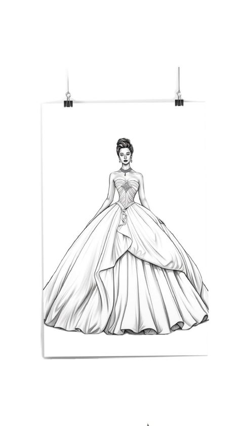 for beginners Ball Gown, Ball Gowns, Fashion Design, Design