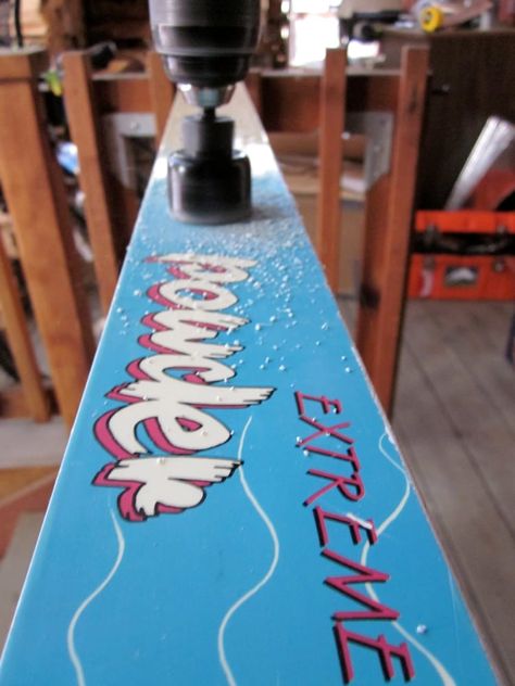 Shot Ski Design Ideas, Beer Olympics Party, Shot Ski, Ski Design, Beer Olympic, Types Of Shots, Olympic Party, Ski Art, Powder Skiing