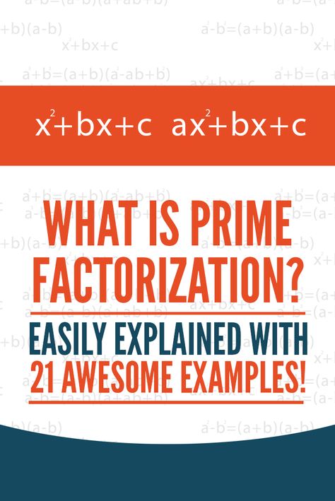 Prime Factorization - POWERFUL video lesson on how to factor over the integers. Learn how to determine integral factors and express each number as a product of prime factors. Excellent topic for high school and middle school math courses and terrific for new teachers too. Find out how to give the prime factorization, give all possible factor pairs, and determine the greatest common factor for a group of numbers. #calcworkshop Factor Pairs, Prime Factors, Greatest Common Factor, Kumon Math, Prime Factorization, Greatest Common Factors, Linear Function, Common Factors, Systems Of Equations