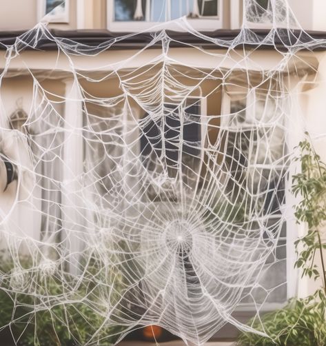 Transform your space into a spooky haven with ultra-stretchy spider web decorations and bonus fake spiders! Perfect for indoor and outdoor thrills this Halloween. Create eerie vibes effortlessly! Halloween Decor Indoor, Outdoor Holiday Decorations, Fake Spider, Spider Web Decoration, Halloween Spider Decorations, Spider Webs, Halloween Spider Web, Outdoor Holiday Decor, Halloween Spider