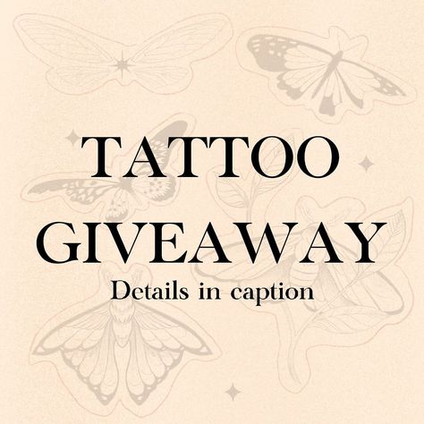 ★ TATTOO GIVEAWAY ★ Thank you for 1K followers! I’m so grateful and appreciative for supporting my journey! I will forever be growing and learning! To celebrate I want to do a giveaway! What you could win: ★ Free palmed sized (or smaller) tattoo of my flash of your choosing! Arms and legs only How to enter: ★ Must be following me ★ Like and save this post ★ Tag a friend below Rules: ★ Must be 18+ ★Based in Wilmington or able to travel ! ★Prize is valid for 4 months ★I don’t do ... Tattoo Giveaway Post, Tattoo Giveaway, Giveaway Post, Insta Ideas, 1k Followers, So Grateful, 4 Months, Tag A Friend, Small Tattoos