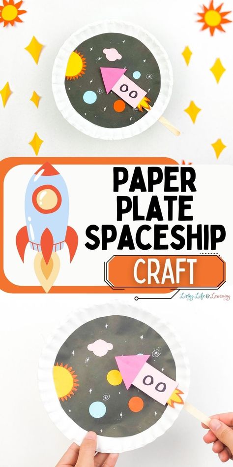 Spaceship Crafts, Spaceship Craft, Outer Space Crafts, Homeschool Space, Space Activities For Kids, Adventure Crafts, Diy Glow, Space Activities, Space Facts