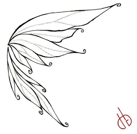 Pixie Wings Drawing, Fairy Wings Shape, Fairy Wing Art, Fairy Wings Sketch, Wings Tattoo Drawing, Fairy Wing Drawing, Fairy Wing Pattern, Fairy Wing Designs, Fairy Wings Outline