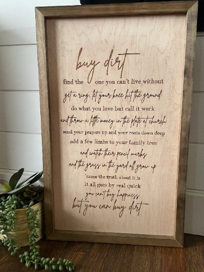 Hymn Signs, Buy Dirt, Western Farmhouse, Western Wall Decor, Built In Shelves Living Room, Wooden Wall Signs, Sign Wall Decor, Vinyl Signs, Farmhouse Sign