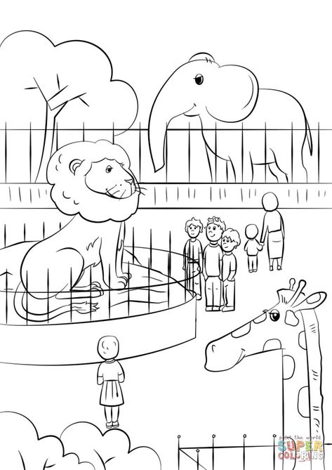 Zoo Animals Coloring Pages Zoo Animals Coloring Page Free Printable Coloring Pages Zoo Drawing Sketch, Zoo Animals Drawing, Zoo Sketch, Zoo For Kids, Sakura Drawing, Zoo Drawing, Kid Quotes, Zoo Coloring Pages, Zoo Animal Coloring Pages