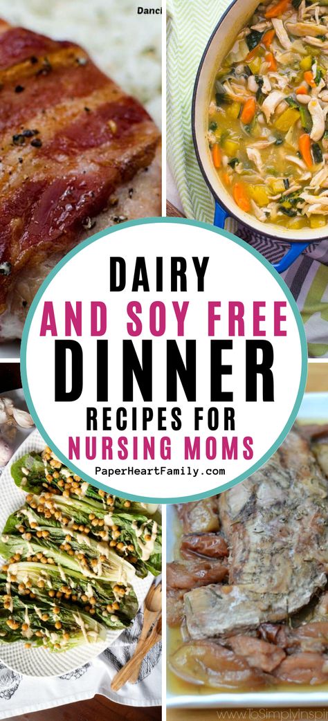 Dairy Free Soy Free Meal Prep, Dairy Free Meal Ideas For Dinner, Dairy Soy Gluten Free Recipes, Non Dairy Non Soy Recipes, Dairy And Soy Free, Dairy Free Meat Recipes, Milk And Soy Free Diet, Quick And Easy Dairy Free Dinner Recipes For Family, Soy And Dairy Free