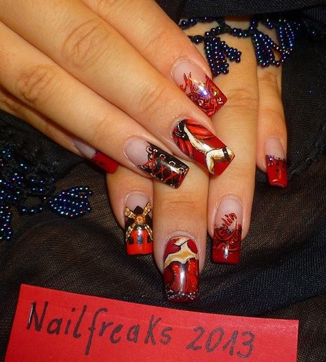 Moulin Rouge Nail Art, Moulin Rouge Nails Design, Moulin Rouge Nails, Rouge Aesthetic, Nail Competition, Aesthetic Nails, Nail Design, Press On Nails, Gel Nails