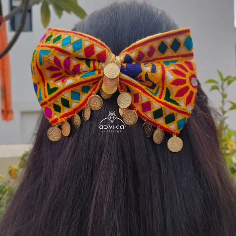 🎀✨ Add the Perfect Touch to Your Navratri Look! ✨🎀 9911909838 Complete your festive outfit with our stunning collection of hair bows, designed to match the vibrant spirit of Navratri! Whether you’re twirling in your lehenga or dancing in your traditional attire, these hair bows are the ultimate accessories to level up your festive look. 🌸 **Types of Hair Bows:** - **Fabric Bows**: Traditional with a modern twist, perfect for ethnic wear. - **Beaded Bows**: Add a dash of sparkle and elegance... Navratri Look, Navratri Jewellery, Types Of Hair, Festive Look, Traditional Attire, Fabric Bows, Ethnic Wear, Festival Outfits, Level Up