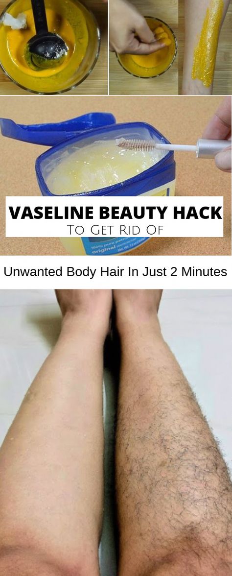 #Body #Hair #homeremed #rid #skin #skincare #Trick #Unwanted #Vaseline Vaseline trick to get rid of unwanted body hair #hair #skin #skincare #homeremedies #hairremoval #UnwantedHairRemovalCream #HowToRemoveBackHair Best Permanent Hair Removal, Brazilian Hair Removal, Upper Lip Hair Removal, Back Hair Removal, Best Facial Hair Removal, Leg Hair Removal, Electrolysis Hair Removal, Lip Hair Removal, Ingrown Hair Removal