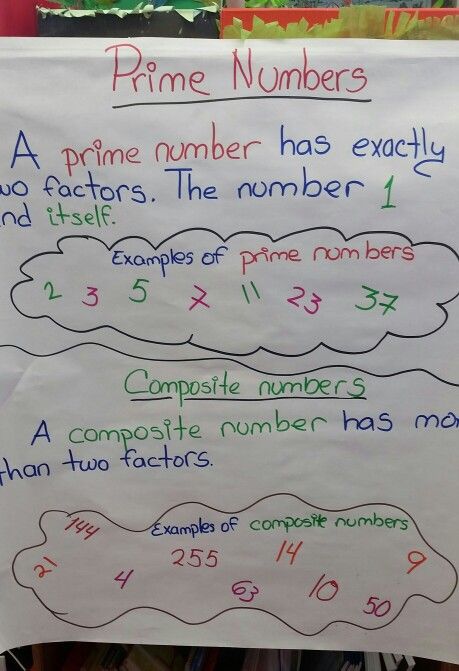 Math. Prime numbers and composite numbers  anchor chart. 4th grade. Multiplication. Igcse Maths, 4th Grade Multiplication, Prime And Composite Numbers, Science Tricks, Composite Numbers, Prime And Composite, Science Centers, Creative Math, Prime Numbers