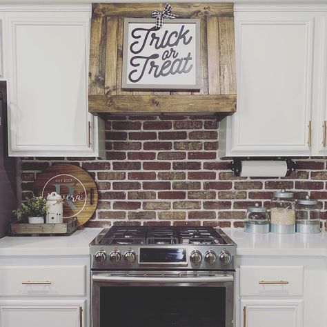 Old Mill Brick Castle Gate, Diy Brick Backsplash, Old Mill Brick, Brick Castle, Castle Gate, Dark Castle, Brick Backsplash, Diy Backsplash, Fire Clay