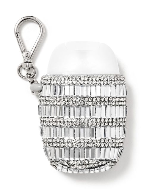 Sparkly Reel PocketBac Holder | Bath & Body Works Pocketbac Holder, Hand Sanitizer Holder, Hand Sanitizers, Skincare Tools, Backpack Purse, Mobile Accessories, Bath Body Works, Hand Sanitizer, Body Works