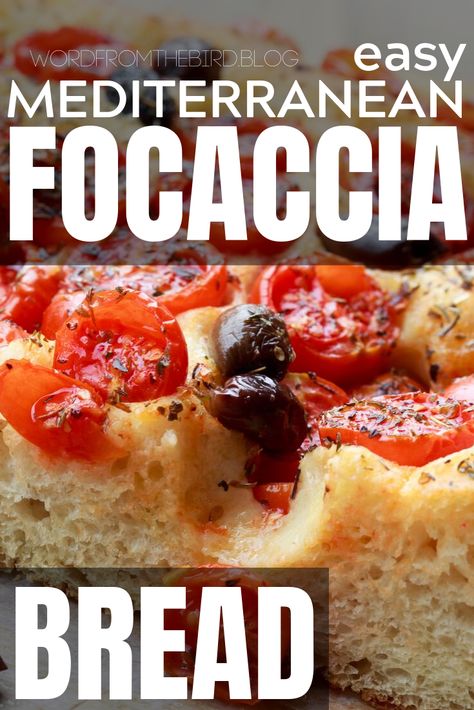 Mediterranean Focaccia Bread, Almond Flour Focaccia, Foccacia Bread Greek, Facoccia Bread Recipe Easy, Fast Focaccia Bread, Ficcotia Bread Recipe, Facoccia Bread Recipe, Mediterranean Bread Recipes, Mediterranean Diet Bread