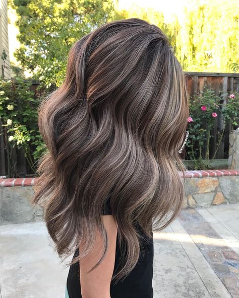 BAYAREA HAIR ARTIST-COLORIST on Instagram: “Shadow Ash. . Babylights and base color. . Formula: ✨ Babylights: Used @guy_tang @guytang_mydentity #Hybrid #Magnum8 and #Big9 + 20vol…” 10 Major Winter Hair Colors, Winter Hair Colors, Ashes To Ashes, Rambut Brunette, Ash Hair, Ash Hair Color, Brown Hair Inspo, Brunette Hair With Highlights, Brown Hair With Blonde Highlights