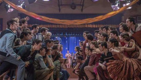 West Side Story at Monsignor King Hall Brooklyn - St. Thomas Aquinas Sports - filming location West Side Story 2021, West Side Story Movie, Corey Stoll, Ansel Elgort, 20th Century Studios, Rita Moreno, Kenneth Branagh, Ralph Fiennes, Hercule Poirot