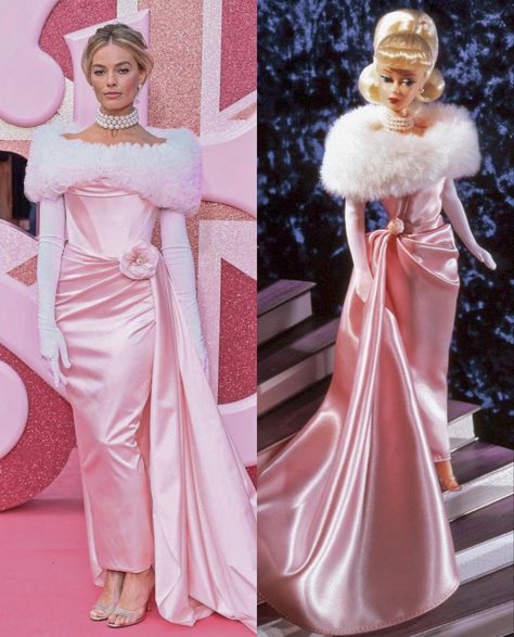 Barbie Movie Dresses, Barbie Movie Costumes, Barbie Movie Outfits, Movie Premiere Outfit, Barbie Movie, Iconic Dresses, Movies Outfit, Fashion Design Drawings, Barbie Movies