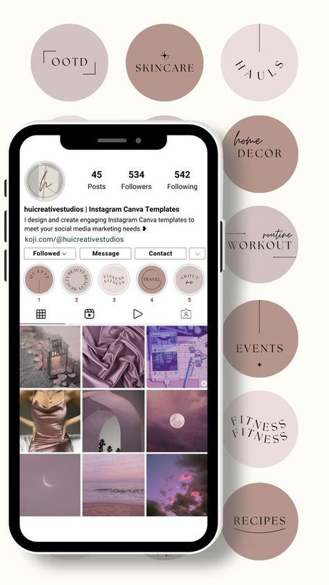 40 Mauve Earth Instagram Highlight Covers, Minimalist Stories Covers, Instagram Icons  #instastoryideas #igstoryideas #instagramstorytemplate #instagramstory Text Instagram Story, Cute Instagram Story Ideas, Diy Social Media, Cohesive Instagram Feed, Social Media Content Planner, Instagram Branding Design, Instagram Feed Planner, Small Business Instagram, Aesthetic Templates