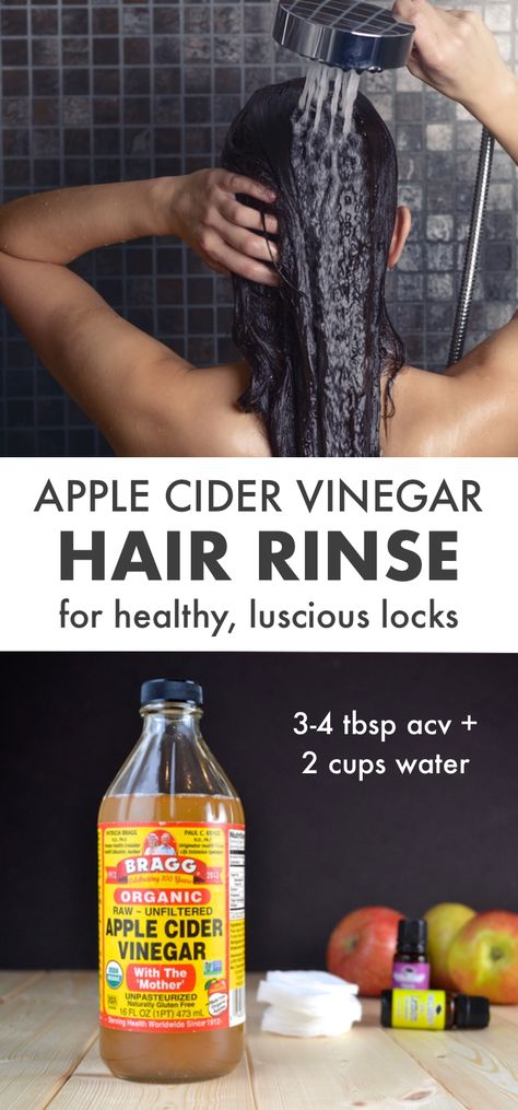 Hair Rinse Recipe, Acv Hair Rinse, Acv Hair, Apple Cider Vinegar Hair, Apple Cider Vinegar Hair Rinse, Vinegar Hair Rinse, Vinegar For Hair, Apple Cider Vinegar Rinse, Apple Cider Vinegar For Hair