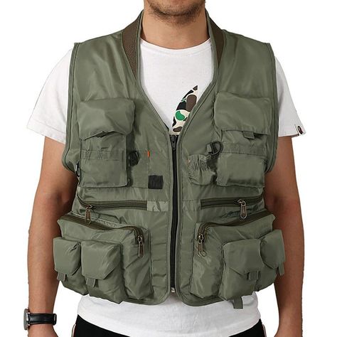 Gilet Cargo, Utility Vest Outfit, Rock Style Men, Green Camping, Safari Photo, Hiking Clothing, Military Tactical Boots, Rock Style Clothing, Combat Shirt