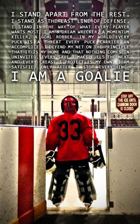 Goalie Quotes, Field Hockey Goalie, Hockey Bedroom, Hockey Room, Hockey Party, Hockey Tournaments, Hockey Birthday, Hockey Quotes, Hockey Kids