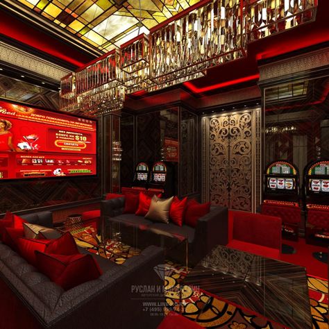 Casino interior design project Casino Interior Design, Casino Interior, Casino Night Fundraiser, Party Food Themes, Casino Party Foods, Casino Logo, Casino Party Decorations, Casino Decorations, Casino Night Party