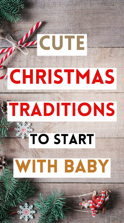 Spending your Baby's first Christmas is something special to look forward to. Not only are there an abundant amount of fun Christmas traditions for families with a newborn, but starting your Christmas traditions as a new family gives you so many options for fun holiday rituals. Click on the pin to discover the best Christmas traditions to start with Baby and get ready for the start of the holiday season! Yearly Christmas Traditions, First Christmas With Newborn, Newborn For Christmas, Newborn Christmas Traditions, Christmas Stocking Traditions, Baby First Christmas Traditions, Newborn Crafts Christmas, Family Christmas Traditions Ideas, Simple Christmas Traditions Kids