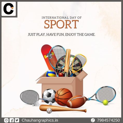 International sport day! Contact us for detailed information and price offer. DM for your order 📤chauhangraphics.in@gmail.com 📱 7984574250 📜 #chauhangraphics ___________________________________________ #sport #sports #internationalsportday #internationalsports #internationalsportsday #international #sportday #post #poster #flyler #logo #designservices #instagram #instagramhub #instagrammers #instagramanet #instagramdogs #instagramer #instagrammer #instagramjapan #instagramaviation International Sports Day, Sports Day Poster, Sports Day, Price Offer, International Day, Instagram Dogs, Instagrammer, Service Design, Tennis