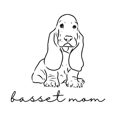 Check out this awesome 'Basset+Mom+Line+Art%3A+Minimalist+Dog+Lover' design on @TeePublic! Mom Line Art, Basset Hound Art, Basset Dog, Tattoos For Dog Lovers, Line Art Minimalist, Dog Rocks, Basset Hound Dog, Dog Tattoos, Hound Dog