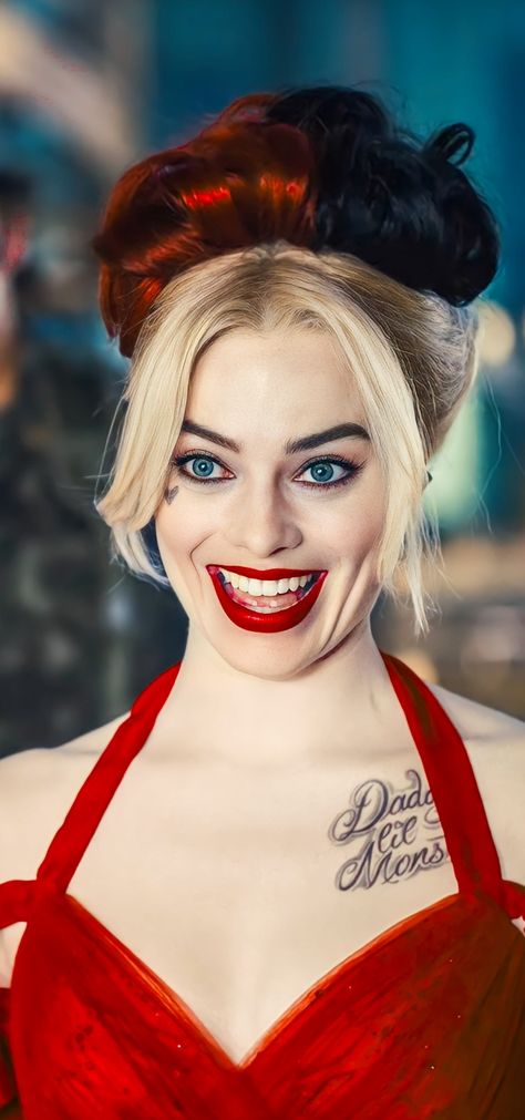 Harley Quinn Wallpaper, Dr Harleen Quinzel, Harleen Quinn, Pigeon Pictures, Joker Makeup, Harleen Quinzel, Margot Robbie Harley Quinn, Margot Robbie Harley, Harley Quinn Artwork