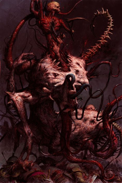 Art Sinistre, Dark Creatures, Arte Grunge, Cosmic Horror, Monster Concept Art, Scary Art, Creepy Art, Creature Concept Art, Arte Fantasy