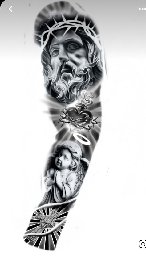 Tattoos For Guys Arm, Tattoo Jesus Cristo, Jesus Hand Tattoo, Jesus Tattoo Sleeve, Inside Of Arm Tattoo, Jesus Tattoo Design, Jesus Hand, Mangas Tattoo, Half Sleeve Tattoos Forearm