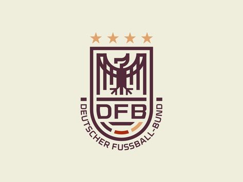 DFB redesign minimalistic team world cup simple clean eagle logo sport german germany soccer football Cup Wallpaper, World Cup Logo, Football Logo Design, Logo Challenge, Football Team Logo, Sports Logo Inspiration, Word Cup, Sport Logo Design, Team Logo Design