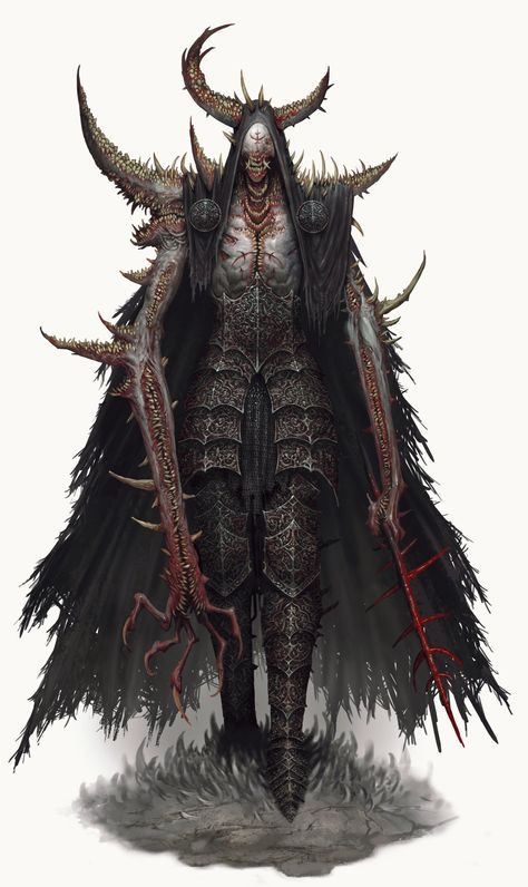 Eldritch Demon, Demon Concept Art, Fantasy Demon, Creepy Ghost, Dark Fantasy Artwork, Graphic Design Ideas, Horror Monsters, Monster Concept Art, Demon Art