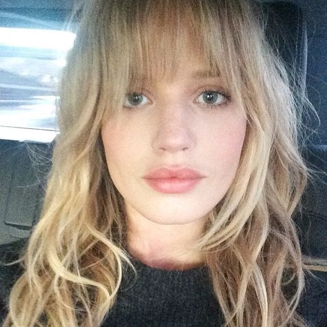 Georgia May Jagger Debuts Her New Bangs on Instagram | Vogue Classic Haircut, Georgia May, Georgia May Jagger, Hair Styles 2017, Hot Hair Styles, Fringe Hairstyles, Brown Blonde Hair, Grunge Hair, Latest Hairstyles