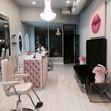 Makeup Studio Decor, Hair Salon Interior Design, Salon Interior Design Ideas, Nail Salon Interior Design, Beauty Salon Interior Design, Nail Salon Interior, Home Hair Salons, Beauty Room Salon, Home Beauty Salon