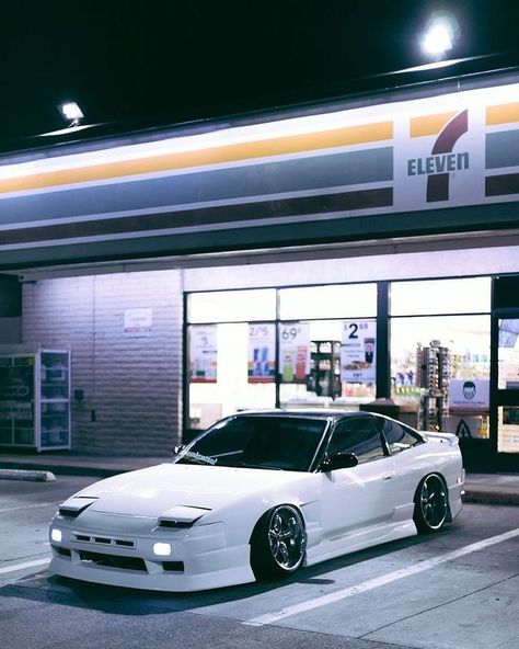 7-ELEVEn on Instagram: “looking for some wheels so @ your fave car account 📸: @notjosee” Aesthetic Car, Gas Station, Dream Cars, Nissan, Cars, On Instagram, White, Instagram